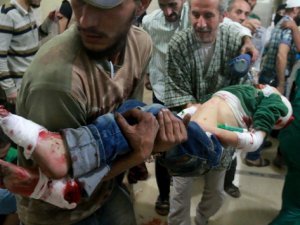 Halep'te Hastaneler Yaralılarla Doldu