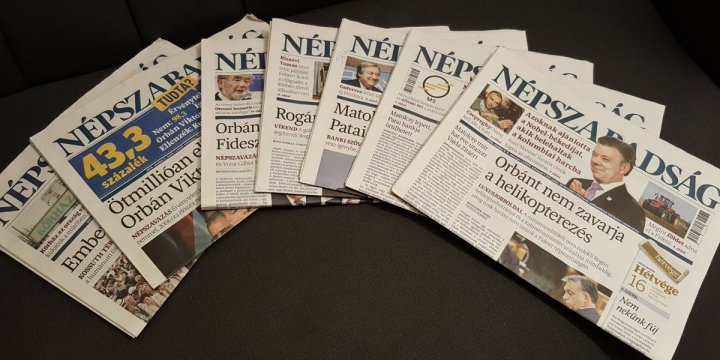 Macaristan'da İktidar Muhalif Gazeteyi Kapattı
