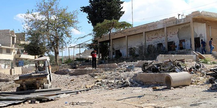 Esed Rejimi Sivil Savunma Merkezini Bombaladı