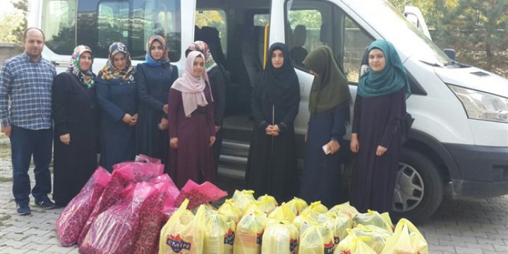 Hayırda Buluşanlar Topluluğu’ndan Muşlu Muhtaç Ailelere Yardım