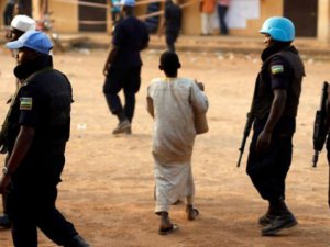 Orta Afrika Cumhuriyeti'nde BM Misyonu Protesto Edildi