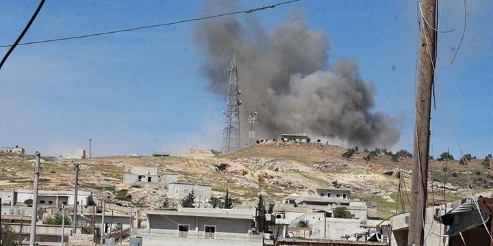 Esed ve Rusya Jetleri Cisr eş-Şuğur’u Vuruyor!