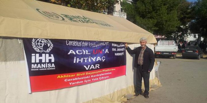 Akhisar Sivil Dayanışma Platformu, Cerablus'a Yardım Başlattı