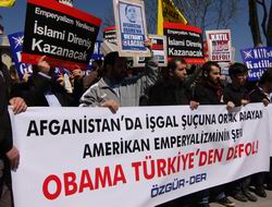 İstanbul’da ABD Başkanı Obama’ya Protesto!