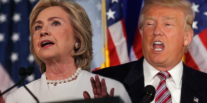 ABD Seçiminde Son Durum: Trump 254, Clinton 215 Delege Kazandı