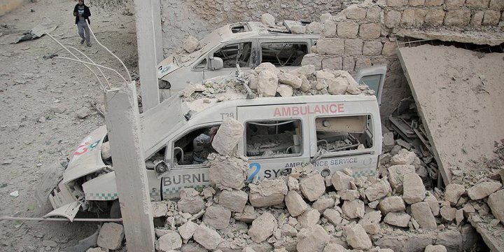 Esed Uçakları İdlip’te Tıp Merkezine Saldırdı