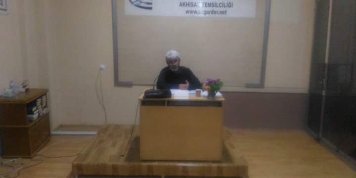 Akhisar Özgür-Der’de “Medyada Algı Yönetimi” Konuşuldu