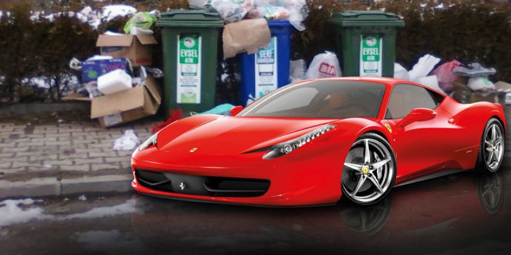 1 Yılda Çöpten Çıkanlar 80 Ferrari Değerinde