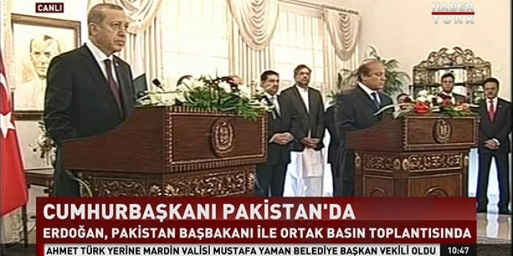 Cumhurbaşkanı Erdoğan, Pakistan'da Pakistan Medyasını Eleştirdi