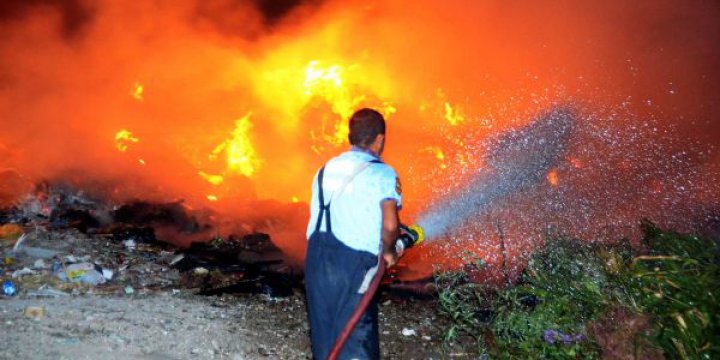Filistin'den İsrail'e Yangın Söndürme Desteği