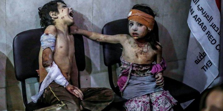 Halep'te Depolar Hastane Oldu