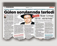 Milliyet, Güney'in işkence gördüğünü yazdı