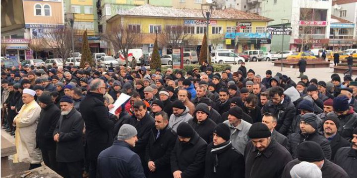 Halep’teki Katliamlar Havza’da Protesto Edildi