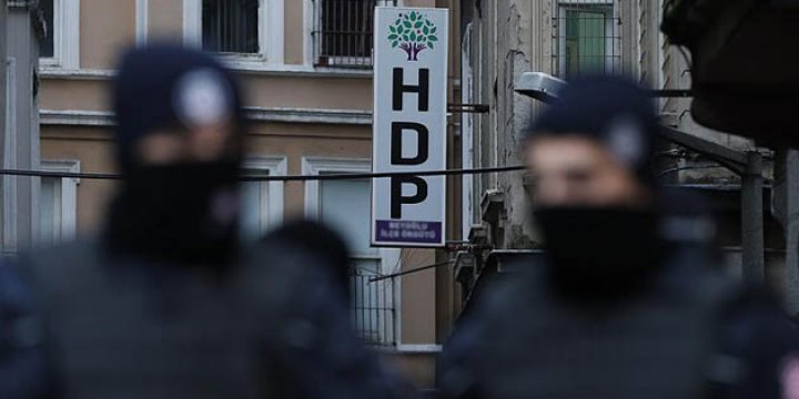 Beş İlde HDP'ye Terör Operasyonu; 118 Gözaltı