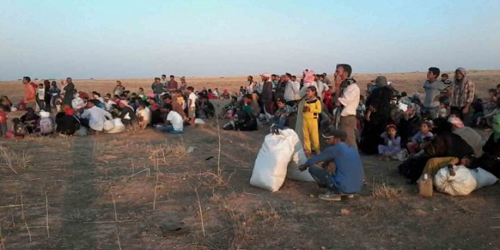 Suriye Sınırına Yüzlerce Çadır Gönderildi