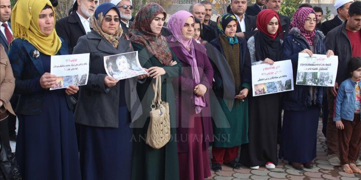 Halepçe'den Halep'teki Katliamlara Protesto