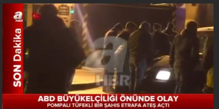 ABD Büyükelçiliği Önünde Olay!