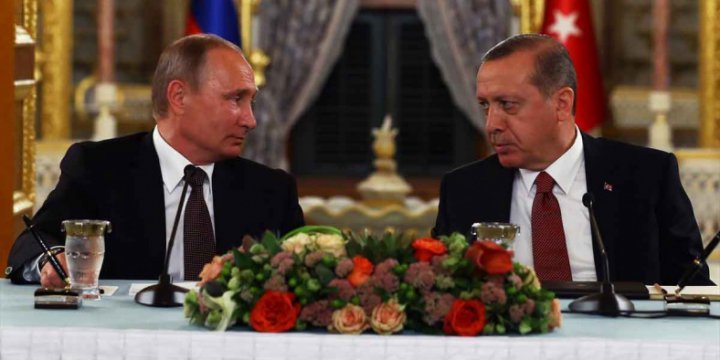 Erdoğan ve Putin Suriye'yi Görüştü