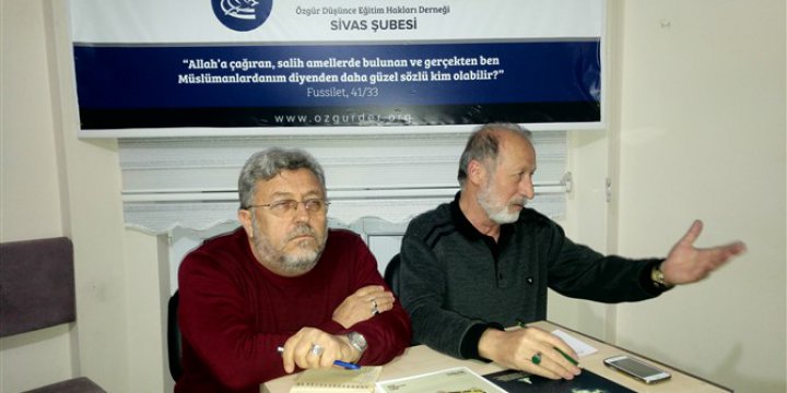 Sivas Özgür-Der’de “Umre İzlenimleri” Konulu Panel Yapıldı