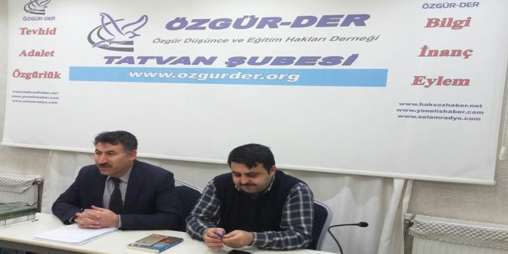 Tatvan Özgür-Der’de “İslam’da Adalet” Konusu İşlendi