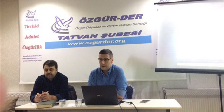 Tatvan Özgür-Der’de “İslami Kimlik ve Zaaflarımız” Konuşuldu