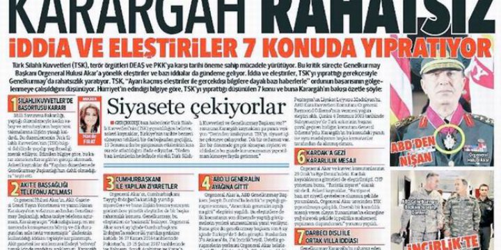 ‘Karargâh Rahatsız’ Kıyametinin Dört Atlısı