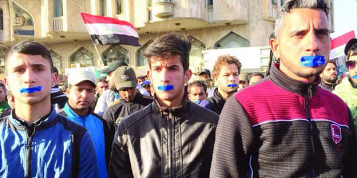 Irak'ta İbadi'ye Protesto