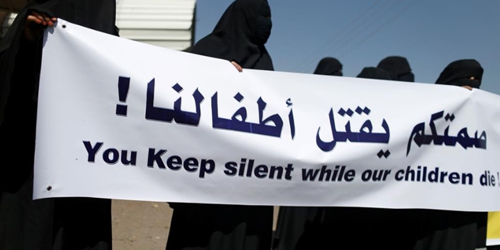 Yemenli Kadınlar: Sessizliğiniz Çocuklarımızı Öldürüyor!