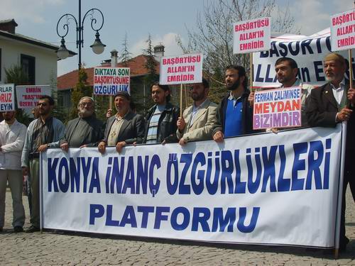 Konya’da 85. Başörtüsü Eylemi