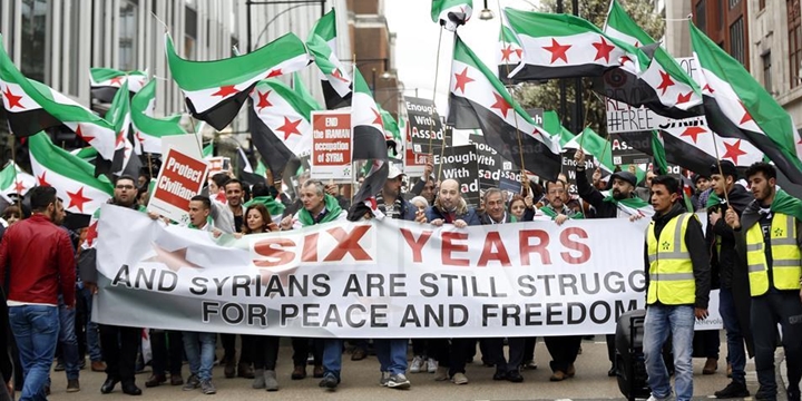 Suriye Halkının Katilleri Londra’da Protesto Edildi!