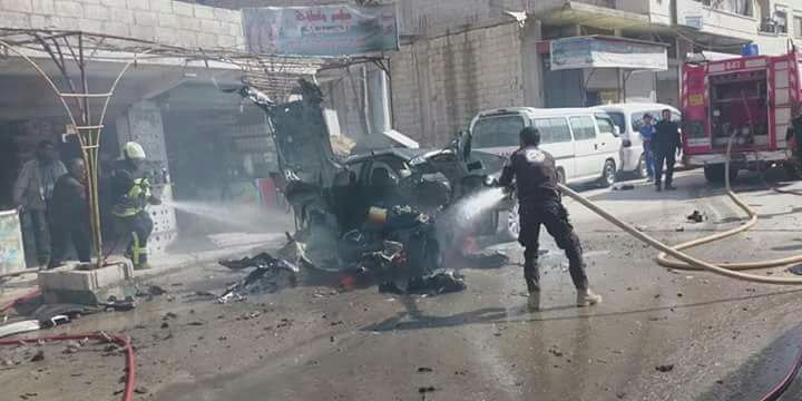 ABD, İdlib’de Tahriru’ş-Şam Komutanının Aracını Hedef Aldı!