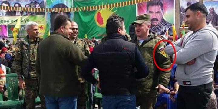 Rus Komutan PKK/PYD Kutlamasında!