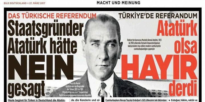 Alman Bild Gazetesi ‘Hayır’ Cephesine Hizmette Sınır Tanımıyor!
