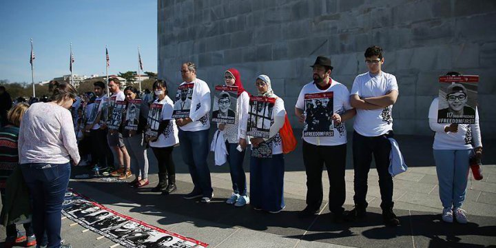 Trump’la Görüşecek Olan Sisi ABD'de Protesto Edildi