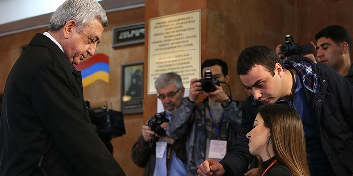 Ermenistan’da Seçimleri Sarkisyan’ın Partisi Kazandı