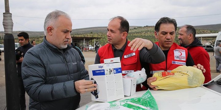 Türk Kızılayı’ndan Suriye'ye Koruyucu Kit Yardımı
