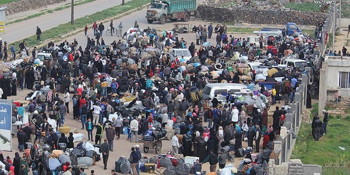 Madaya ve Zebadani’den 2 Bin 350 Kişi Tahliye Edildi