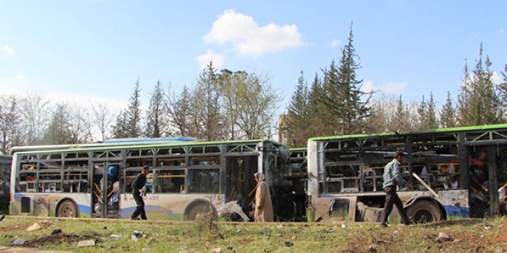 BM'den Suriye'de Tahliye Konvoyuna Saldırıya Kınama