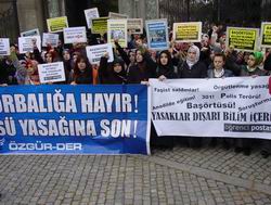 Başörtü yasağına karşı öğrenci dayanışması