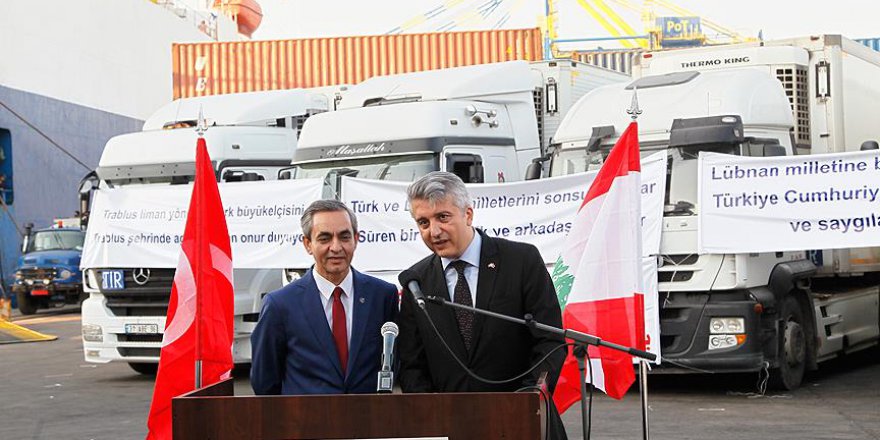 Türkiye’den Lübnan’a 70 Tonluk Gıda Yardımı