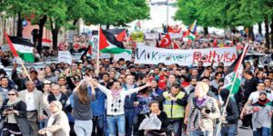 İşgalci İsrail’in Mescid-i Aksa’ya Yönelik Zulümleri İsveç’te Tel’in Edildi