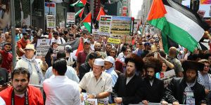 İşgalci İsrail’in İhlalleri New York’ta Protesto Edildi!