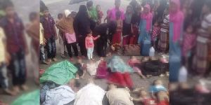 Arakan’daki Katliamdan Kaçıp Nehirde Boğuldular!