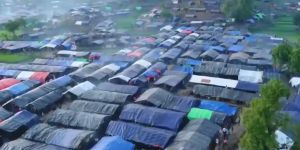 Havadan Görüntülerle Arakanlıların Kaldığı Roikhong Kampı