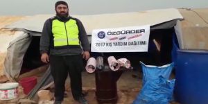 Özgür-Der’den Suriyeli Kardeşlerimize Soba ve Kömür Yardımı