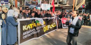 Kahramanmaraş Kudüs Cuması’nda ABD’yi Telin Etti!