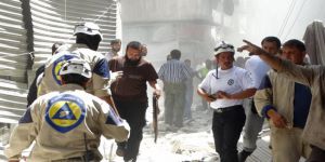 Beyaz Baretliler Çocuklara "Patlamamış Bomba" Eğitimi Veriyor