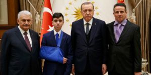 Erdoğan Kudüs Direnişinin Sembolü Cuneydi'yi Kabul Etti