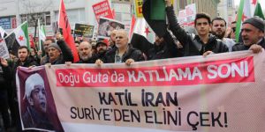 Guta Katliamı İran Konsolosluğu Önünde Lanetlendi!