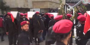 Afrin’de Ölen Şii Milislerin Cenazeleri Halep'e Ulaştı